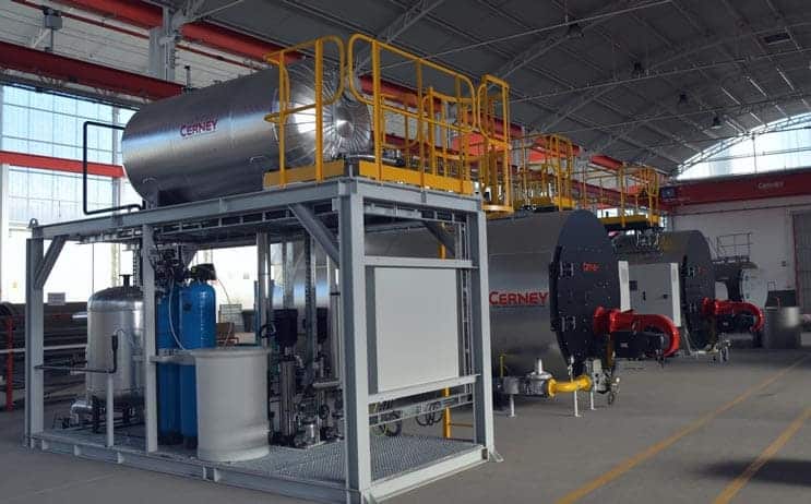 Complete steam production system for Singapore